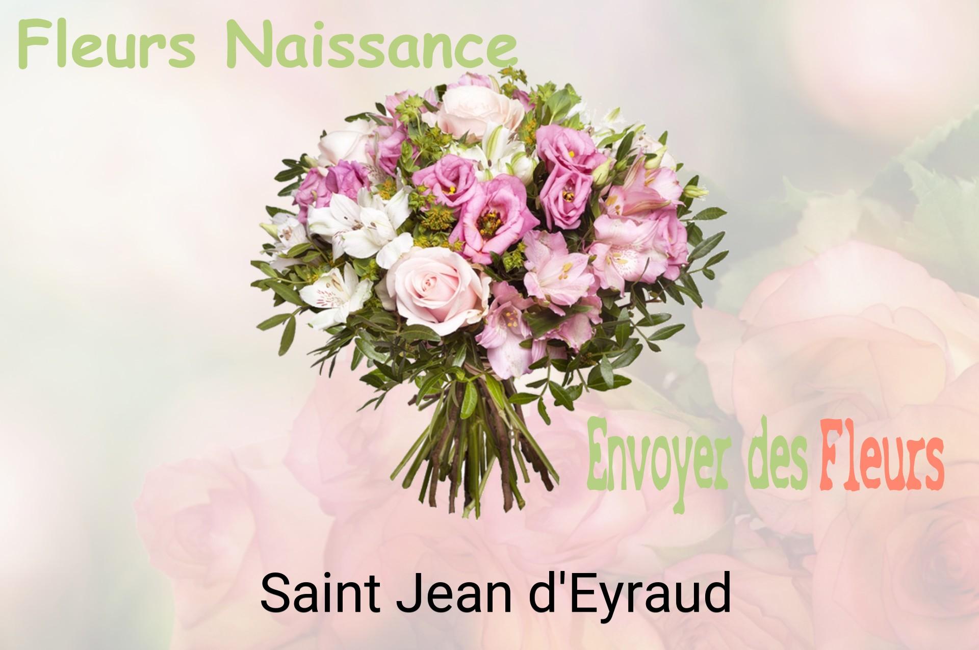 Bouquet de fleurs de naissance livré à Saint-Jean-d'Eyraud